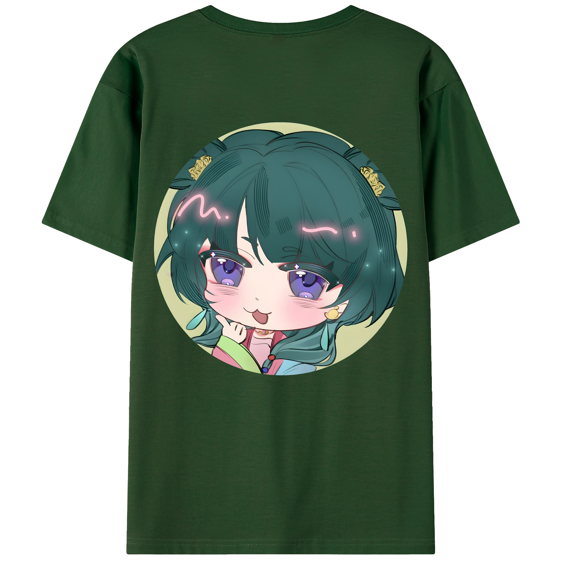 （画像用） 薬屋のひとりごと The Apothecary Diaries 綿100％半袖Tシャツ（背面プリント）